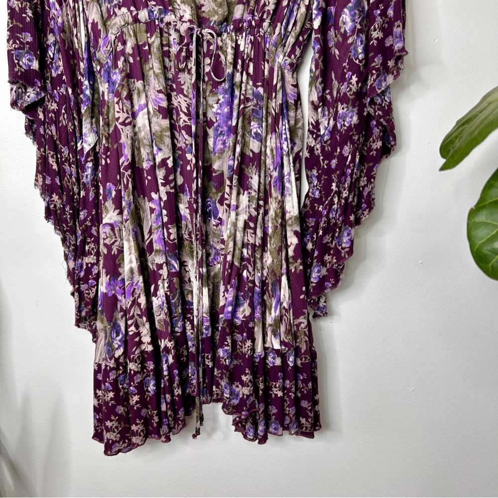 Free People Purple Heart of Gold Mini Dress - Picture 5 of 7